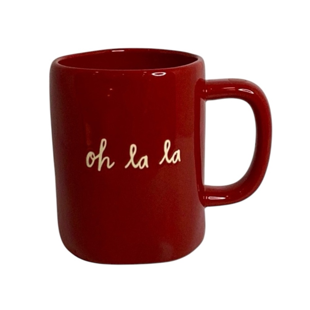 🌺 Rae Dunn Ceramic Mug “Oh La La”